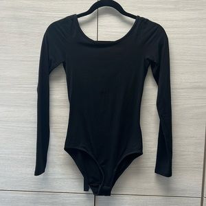 black bodysuit